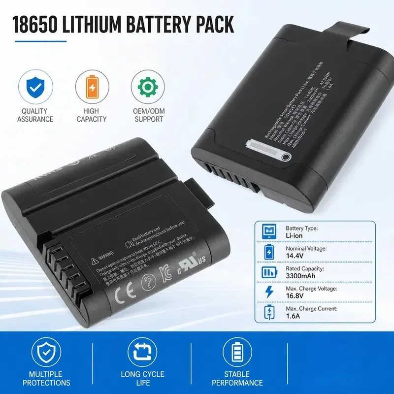 Replacement Battery for Lingzhi eVolution GSA4 SA5 RRC2054 ND2054HD Factory Direct Sales High Capacity Long Life Power Supply