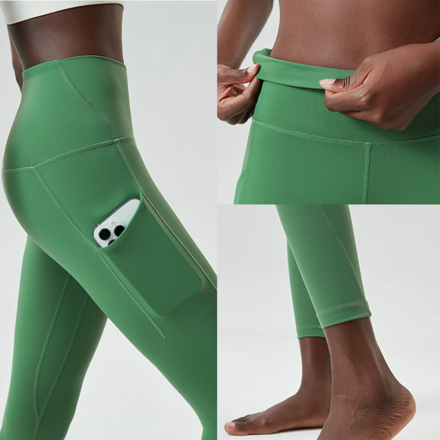 Yoga Leggings Women Running Cycling Pants Breathable Sports Leggins High Waist Workout Gym Clothing Fitness Leggings With Pocket