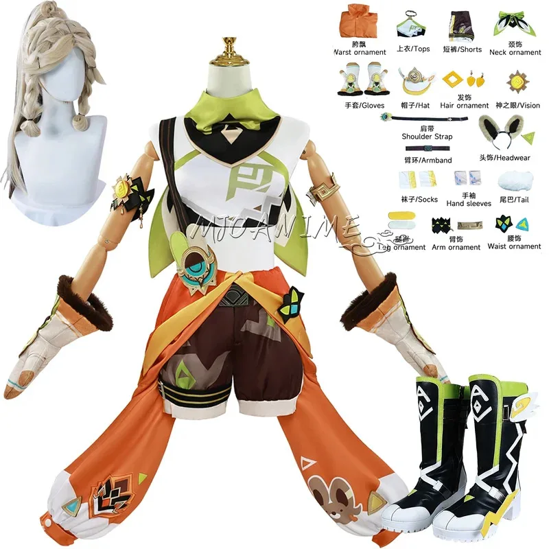 

Kachina Cosplay Costume Game Genshin Impact Kachina Cosplay Outfit Costume Full Set Anime Carnival Comic Con Prop