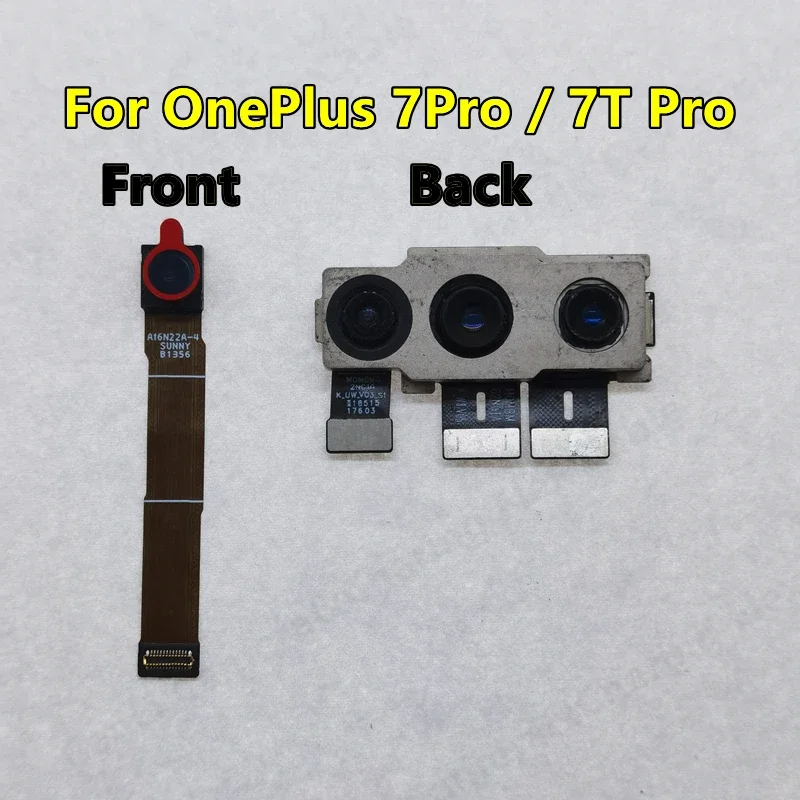 Front Rear Back Camera For OnePlus 7 / OnePlus 7T / OnePlus 7 Pro Facing Camera Module Flex Replacement Spare Parts