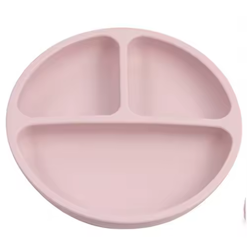 Baby Safe Silicone Dining Plate Suction Cartoon Children Dishes Feeding Toddler Training Tableware Retro Kids Smile Face Bowl - Image 24
