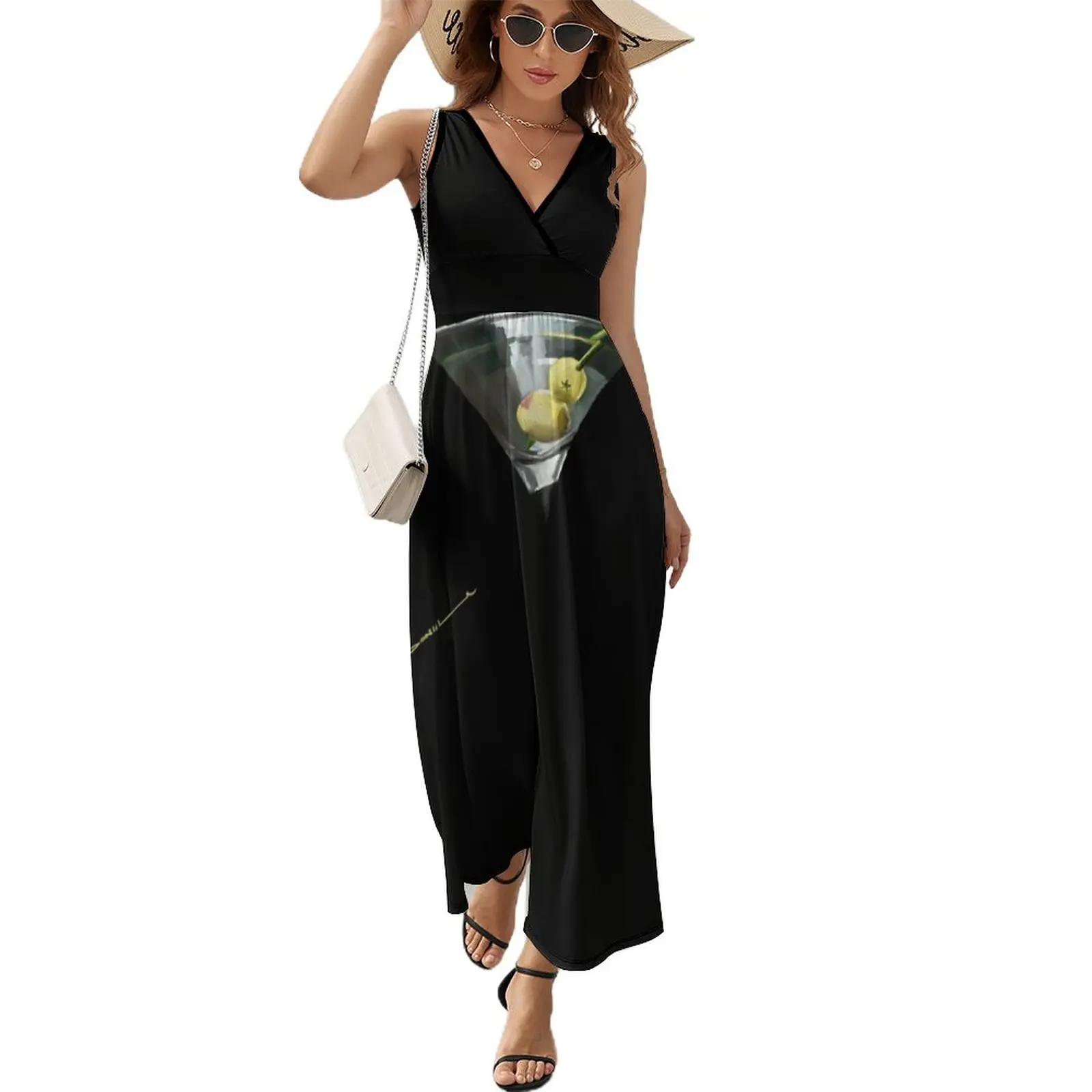 

Dirty Martini Cocktail Sleeveless Dress Women's evening dress Woman dresses Women's summer dresses