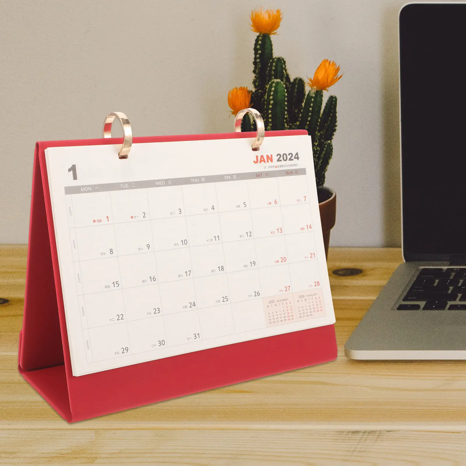 

Настольный календарь из крафт-бумаги на Год Дракона, креативный, с металлической рамкой, портативный, для офиса и учебы, декоративный, с отображением месяца и даты