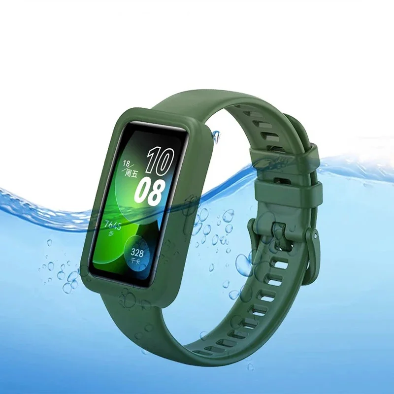 Custodia in silicone per Huawei band 8 Candy Custodia protettiva per paraurti morbida colorata Proteggi schermo per accessori Huawei band 9