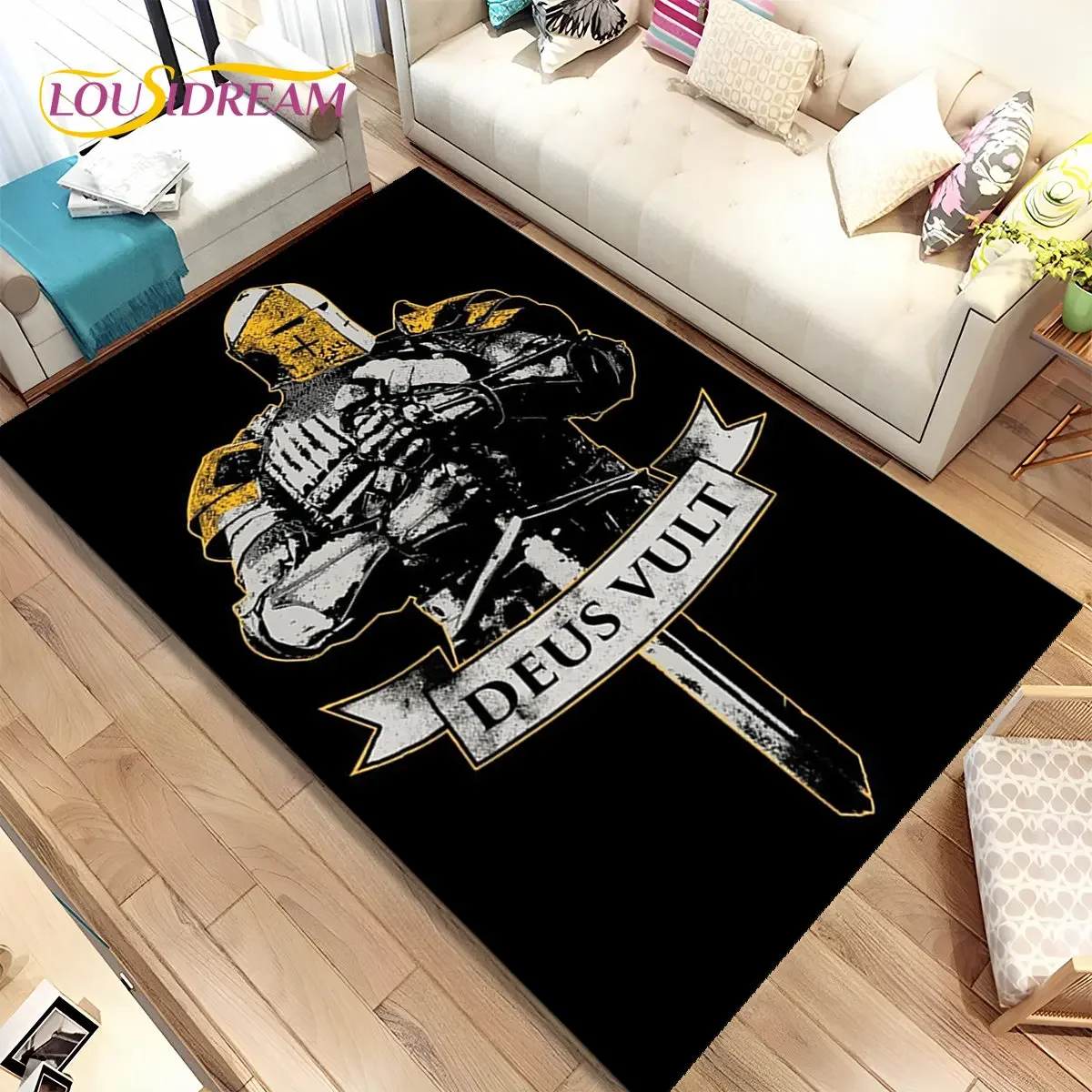 

Ковер Knight Templar Crusader — нескользящий ковер для гостиной, спальни и домашнего декора