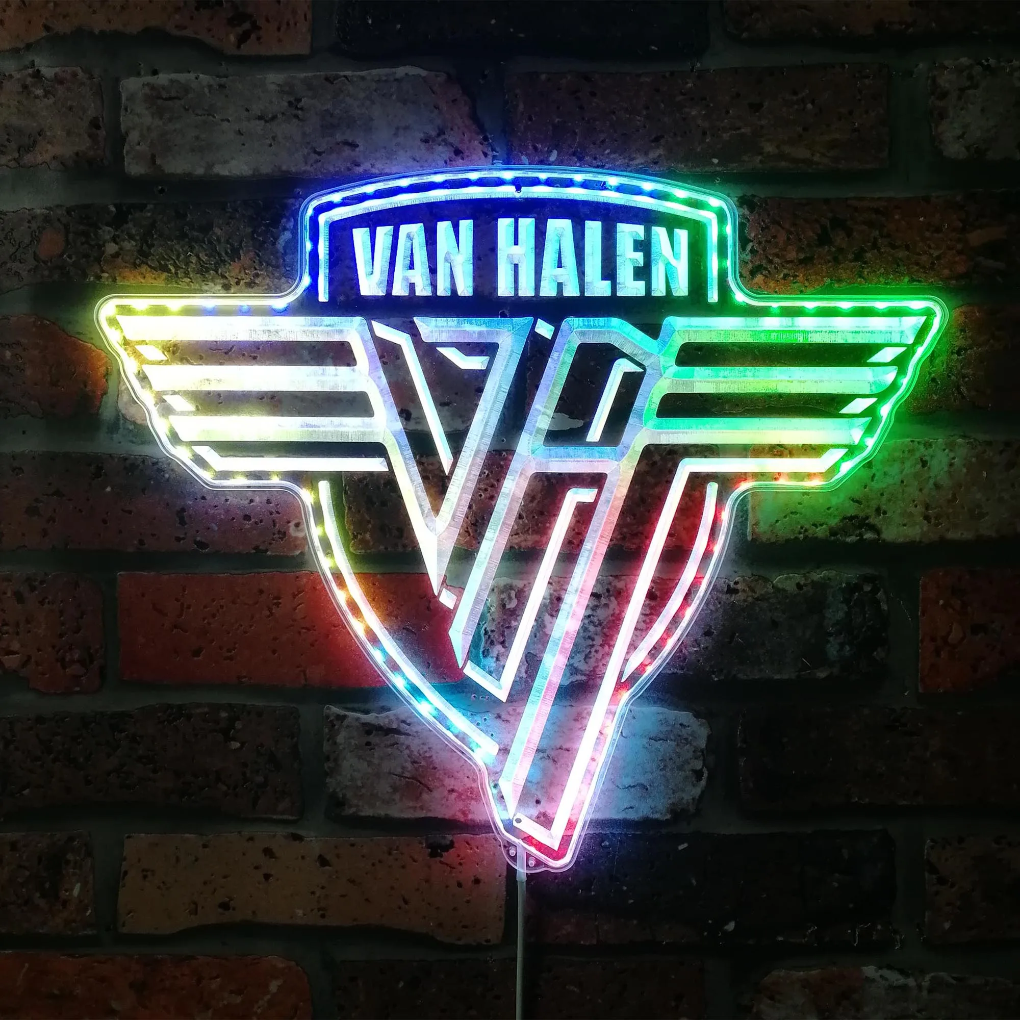 

Светодиодный знак Van Halen Dynamic RGB Edge Lit