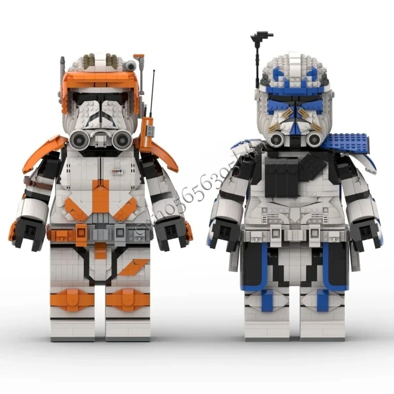 2809 PCS Moc Star Battle Commander Cody Phase 2 Megafigure Model Bouwstenen Bricks Diy Creatieve Assemblage Kinderen aanwezig