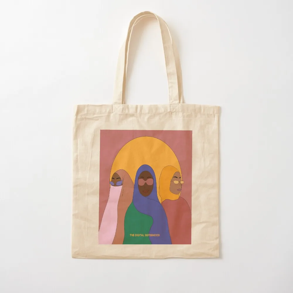 The Digital Sisterhood Logo Tote Bag shoping bag custom fabric bag Shopper handbag