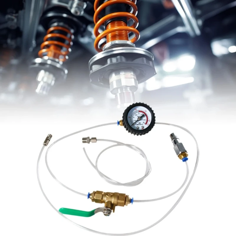 

High Precisions Automotive Air Suspension Leak Detectors Digital Pressure Gauge for Shock Absorbers Testing D7YA