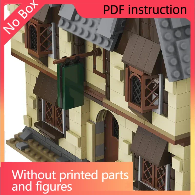 

ChristmasMagical Rings Movie Model Moc Building Bricks The Prancing Pony Technology Modular Blocks Gifts Toys DIY Sets Assembly