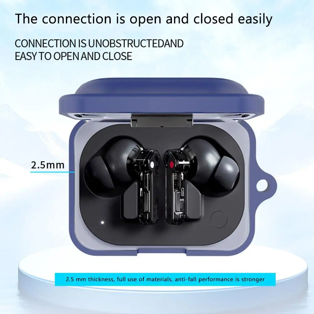 Suitable For Nothing Ear A Headphone Protective Cover Silicone Case Anti-fall Dustproof Charging Compartment Headphone Case
