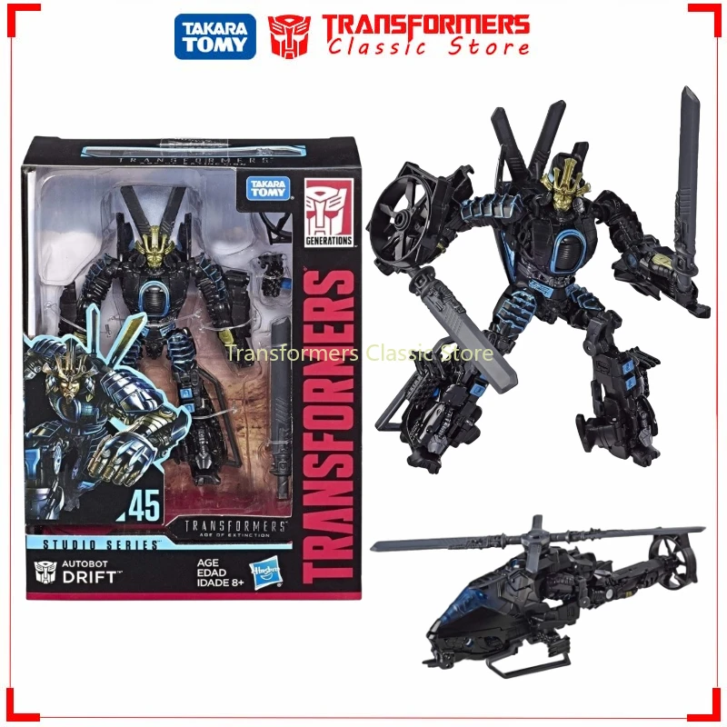 In Stock Classic Transformers Toys Studio Series Deluxe Class 12CM SS-45 Drift Cybertron Autobots Action Figures Collectible