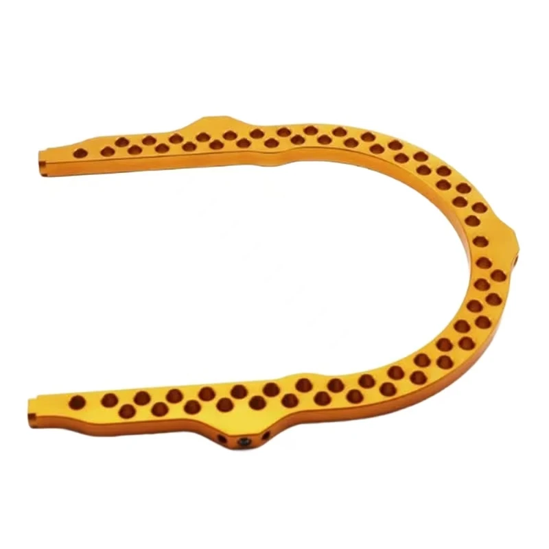 

Customized Prototype Cnc Machining Precision Milling of Aluminum Alloy Porous Curved Brackets