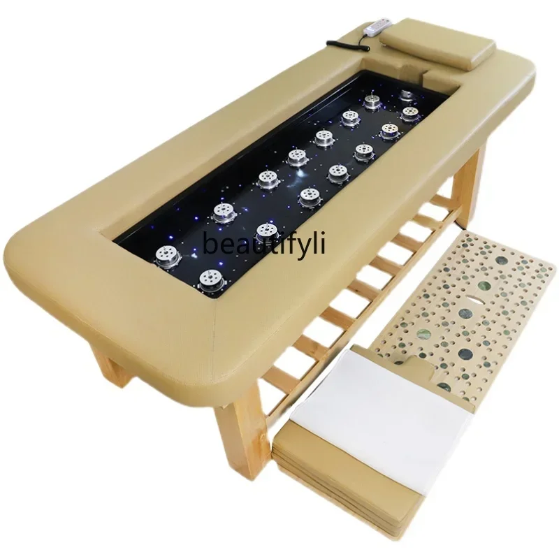 

ls 04ls 04Infrared Automatic Smoke-Free Moxibustion Bed Solid Wood Traditional Chinese Medicine Physiotherapy Steaming Bed