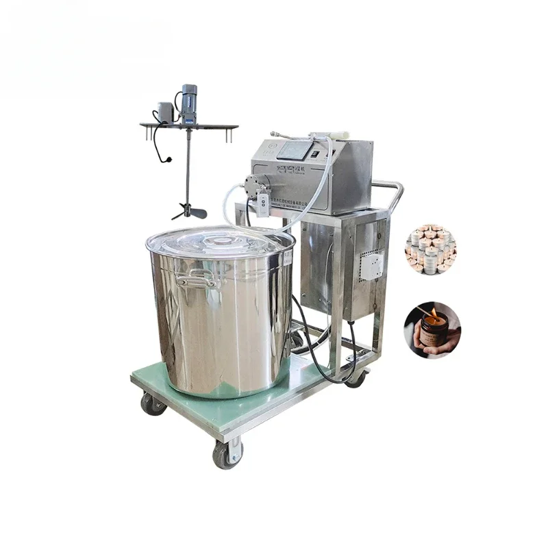 Palm/Bee/Gel Wax Melting Machine Small Tanks Filling for Perfume/Scent Candle Making Factory