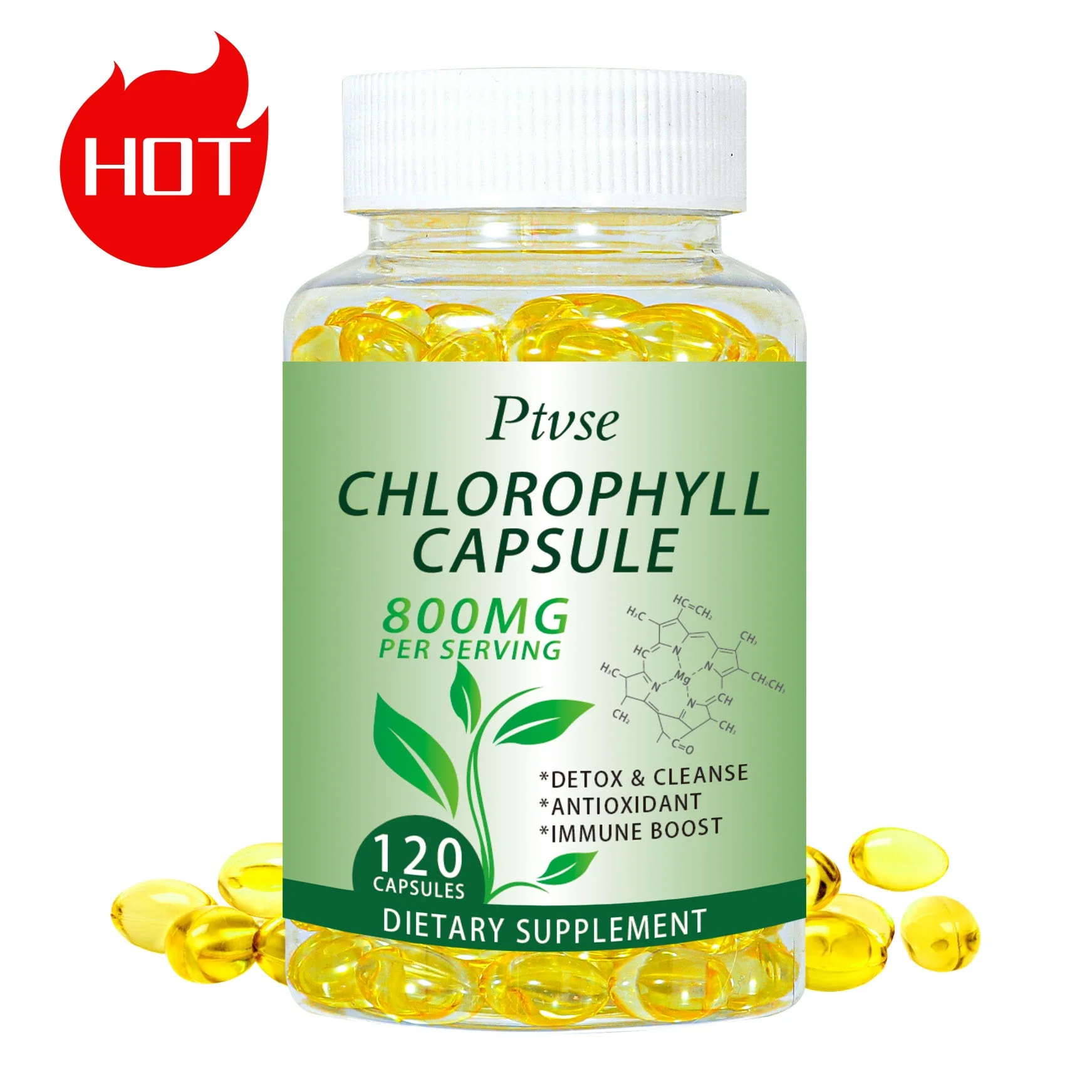 

Капсулы с хлорофиллом Детокс-очиститель, добавки для зелени-капсулы с хлорофиллом-сверхвысокий уровень впитывания