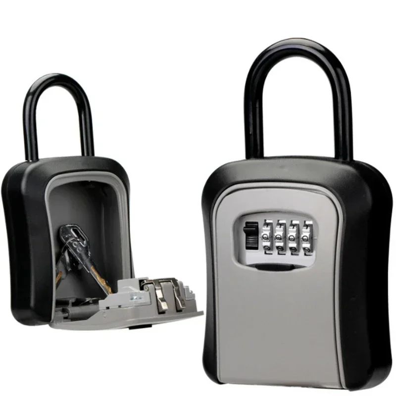 Password Key Box Outdoor Key Safe Lock Box Decoration Key Code Storage Wall Mounted Password Box