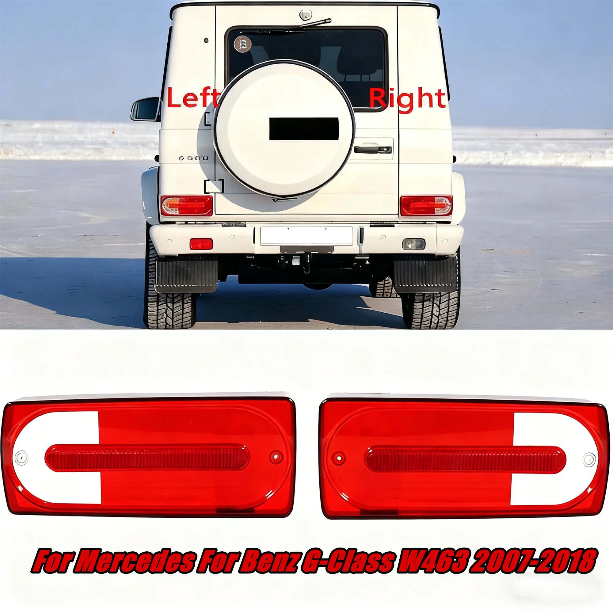 

Car Rear Light Cover For Mercedes For Benz G-Class W463 2007-2018 Taillight Shell Brake Lights Shell Auto Rear Shell Lampshade