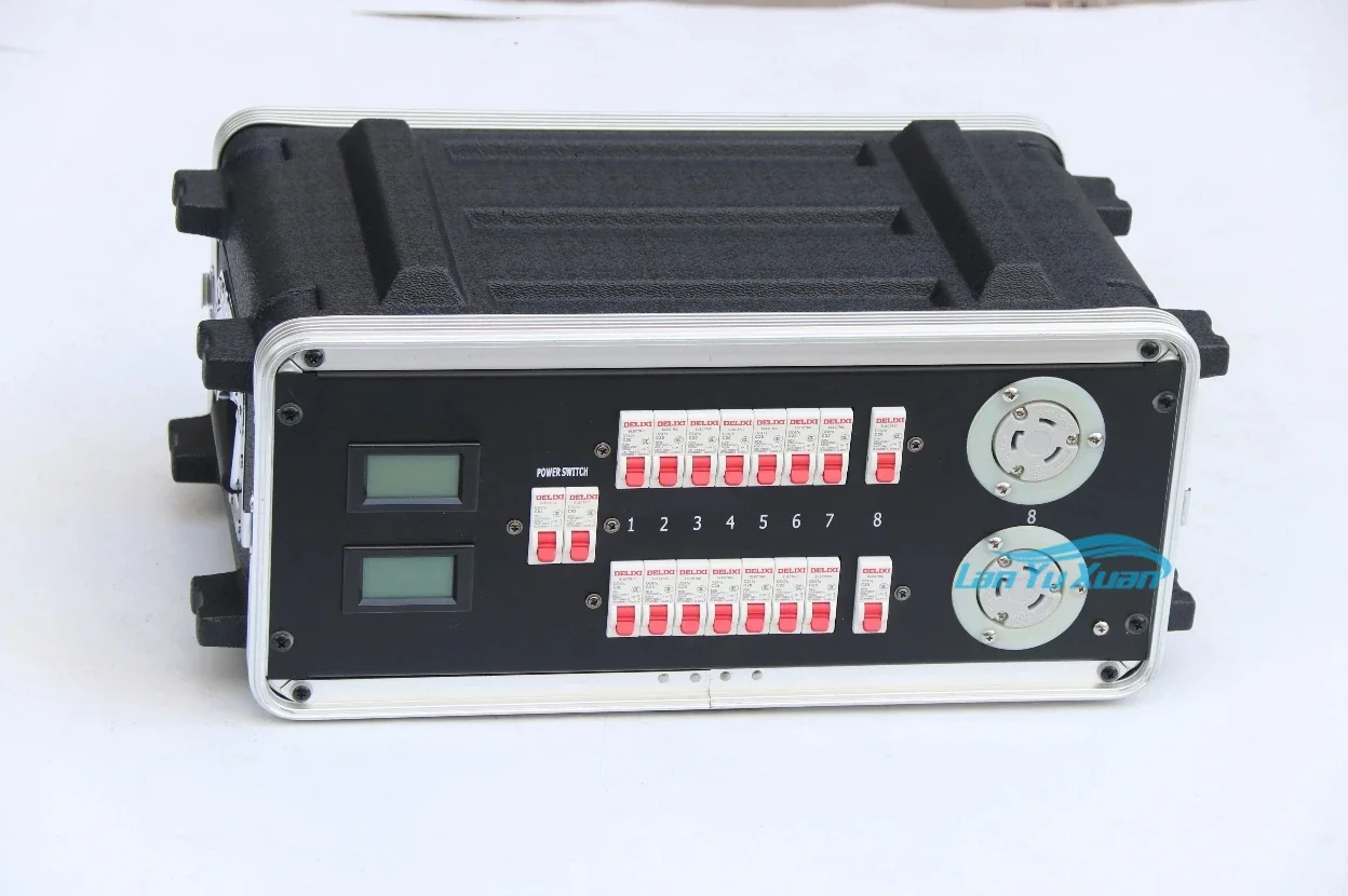 

2026 2025 US Stage Power Box 200A Camlock Input Supply 28*Edison Output Socket Power Distribution Box