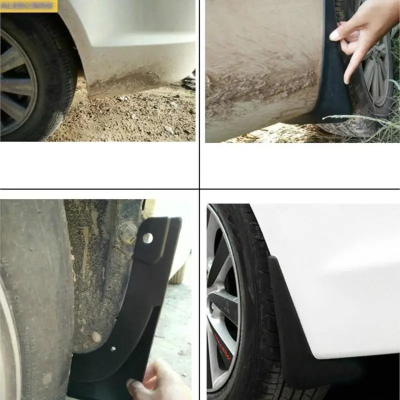 4PCS Auto Mudguards Mud Flap Flaps Splash Guards Fender Protector Cover FIT for MG MG4 EV 2022 2023 2024 Car Accessories