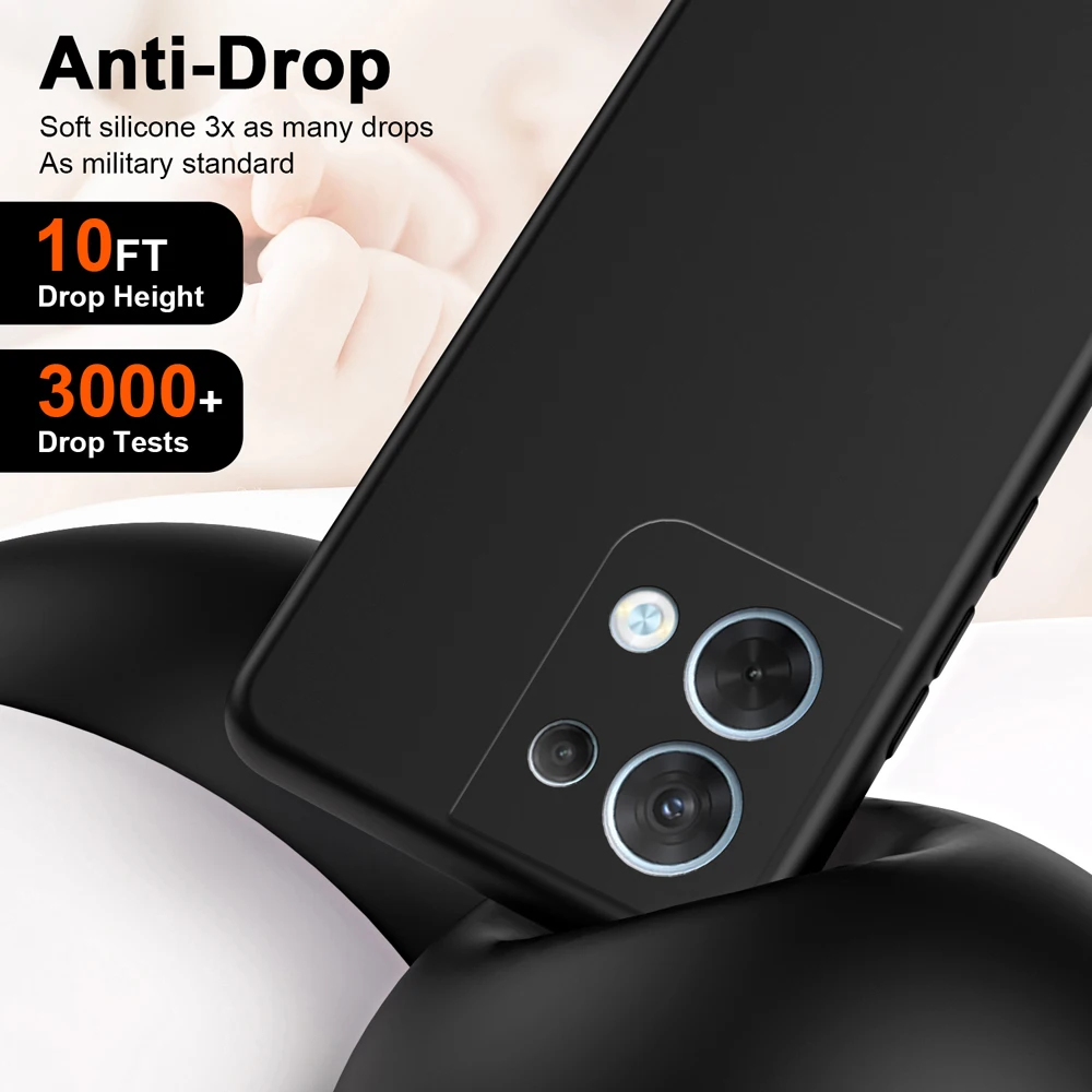 Flüssige Silikonhülle für Xiaomi Redmi Note 13 Pro 4G Cover Redmi Note 13 Pro Plus 5G 13C Bumper Redmi 13 4G 5G stoßfeste Abdeckung – Detail 3