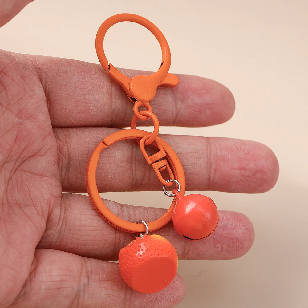 Niedlicher Mandarinen-Bananen-Schlüsselanhänger für Autoschlüssel, Souvenir, Geschenke, Damen, Herren, Handtasche, hängende Schlüsselanhänger, Zubehör, DIY-Schmuckzubehör – Detail 9