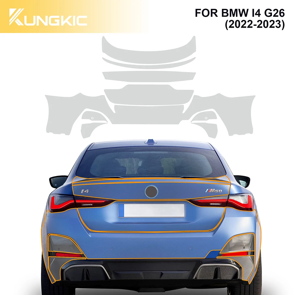 for BMW i4 G26 2022 2023 Anti-Scratch stickers Transpare Car Exterior PPF Paint Protection Film Tpu Transparent Protective Film