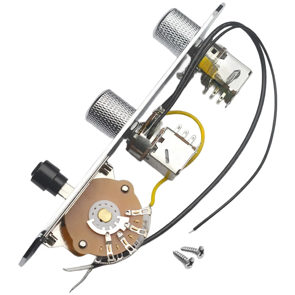 For Live Performance Guitar Control Plate Dual Coil Guitar Control Guitar Control Pre-wired Design Smooth Volume Adjustment