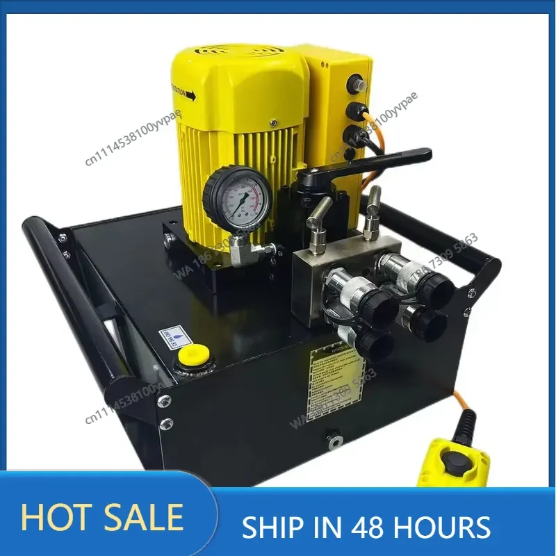 KHE-7 Identical manual or solenoid hydraulic electric pump 700bar single or double acting machining