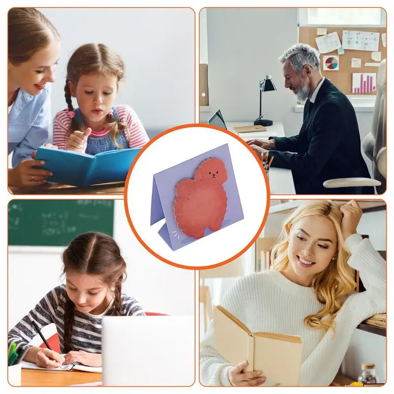 Cartoon Notes Pages Schools Offices Self-Stick Cartoon Memo Notes Study Essentials School Supplies For Coffee Table Workbook