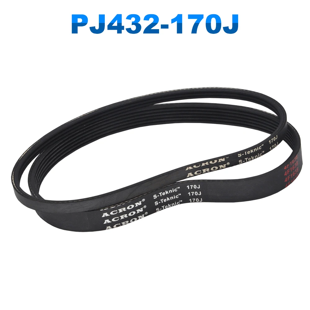 V-Belt PJ432 170J 3/4/5/6/7/8 Ribs For DIY RC Model Motor Engine Belt