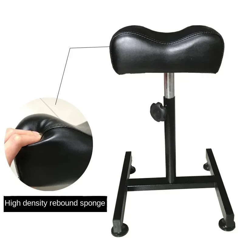 Silla de manicura y pedicura profesional para Spa, herramienta giratoria de elevación para baño de pies, soporte para uñas, silla de pedicura para salón, color blanco y negro