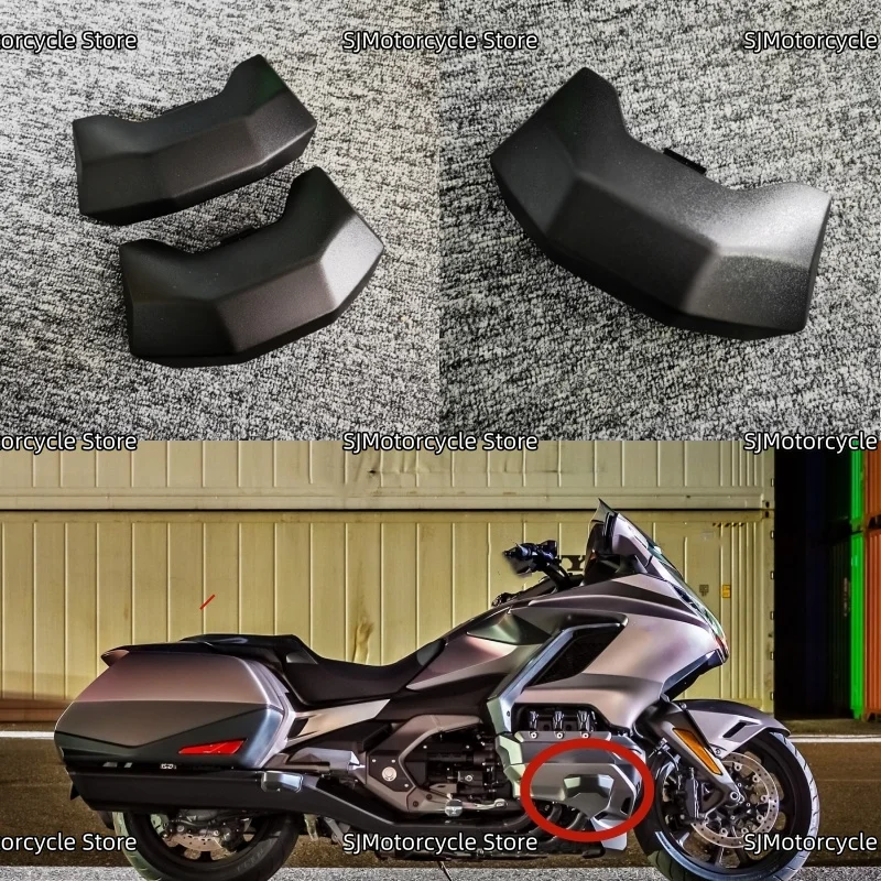 Motorcycle Front Engine Shroud Anti-Fall Bar Decorative Cover Fit For Honda Gold Wing GL1800 DCT Tour GL1800 F6B 2018 2019-2024