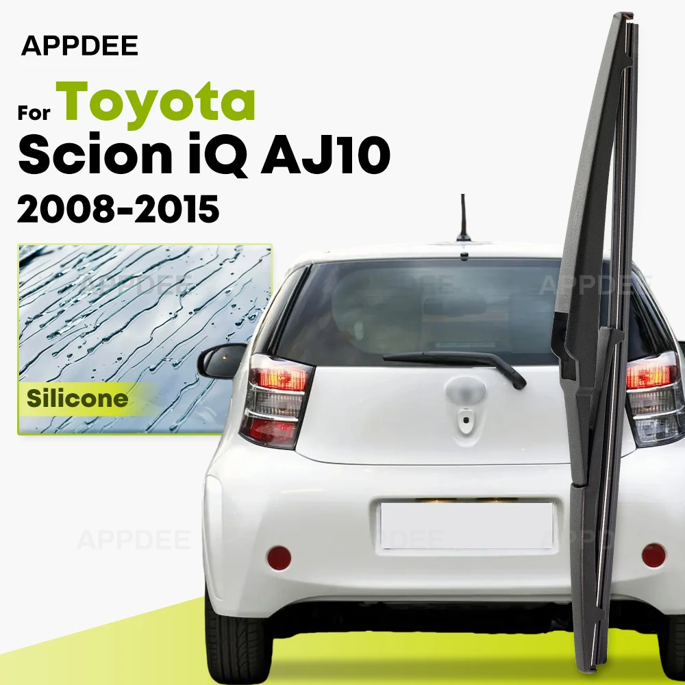 

Silicone Rear Wiper For Toyota Scion iQ AJ10 2008-2015 coated windshield wiper blade 11" Rear Window Brushes