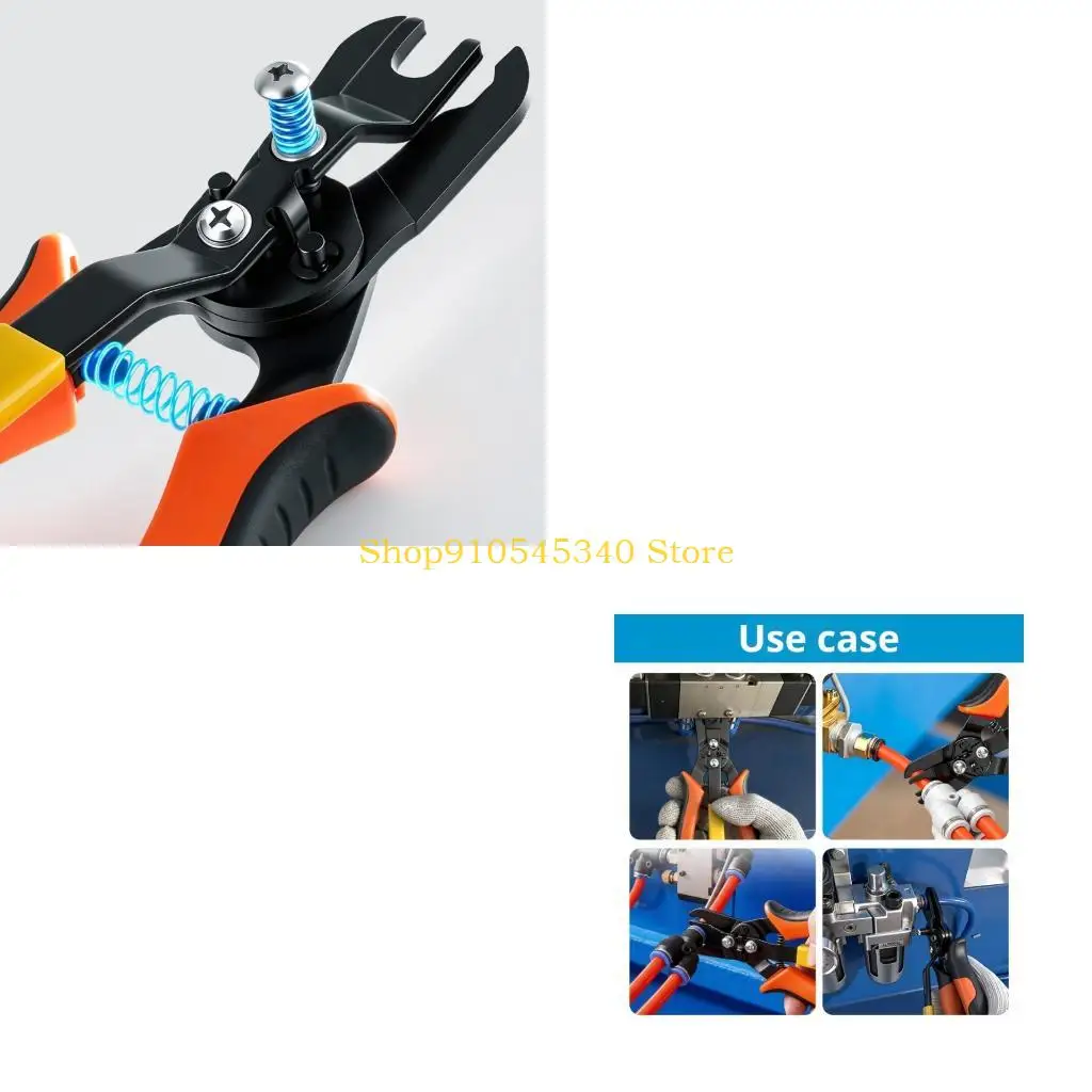 

U2JA Professional 2 Piece Air Pipe Clamp Set Ergonomic Handle Mechanics Tool