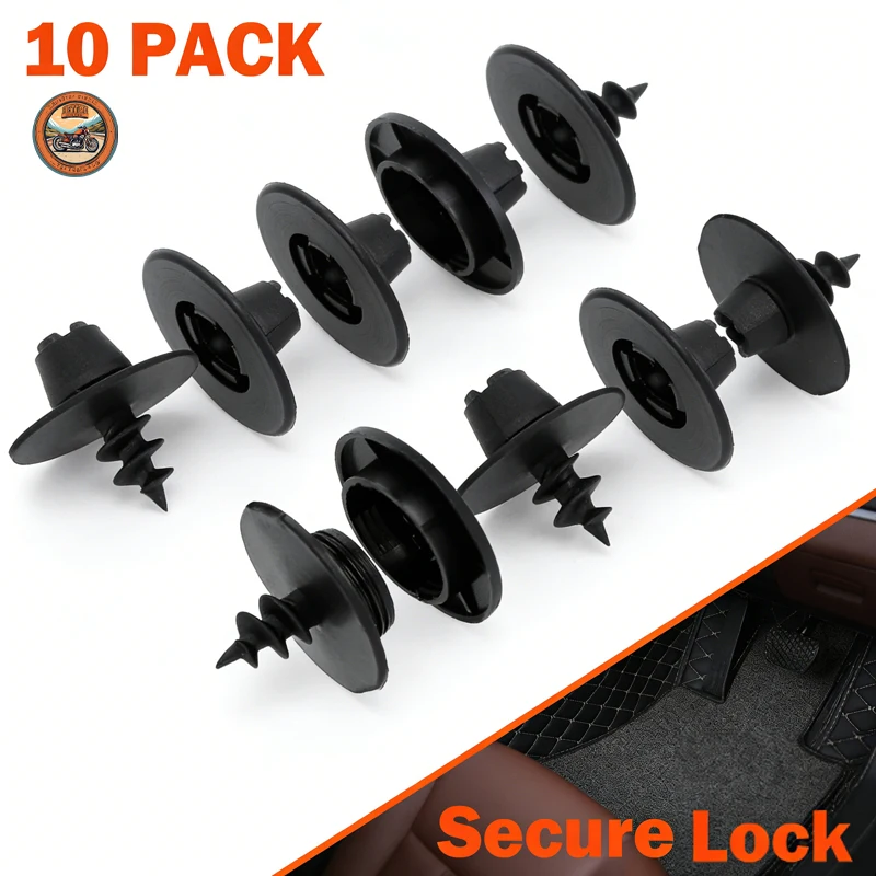 

10PCS Car Floor Mat Fixed Clips Lock Anti Skid Fixer Grips Clamps Buckle For Kia For GENESIS Retention Holders Car Accessories