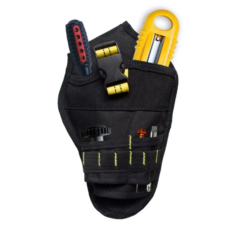 Electric Drill Tool Storage Bag Electrician Repair Waist Tool Belt With Multi Pocket Oxford Cloth Waist Bag For Tool Organizer