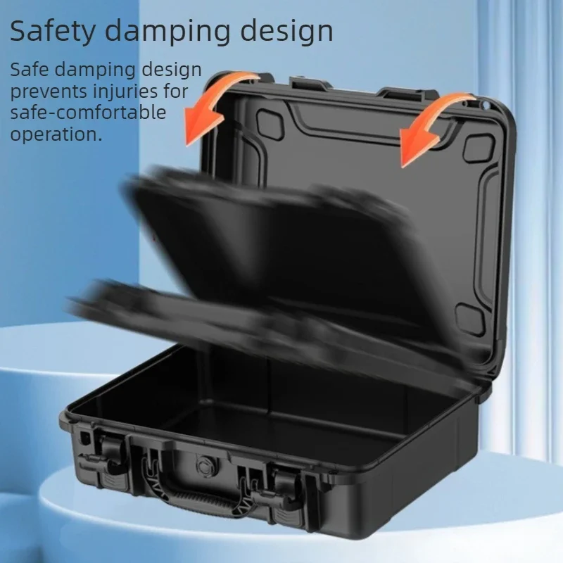 Waterproof Equipment Protective Box Safe Instrument Storage Box Small Household Hardware Organizer Case Portable Tool Suitcase