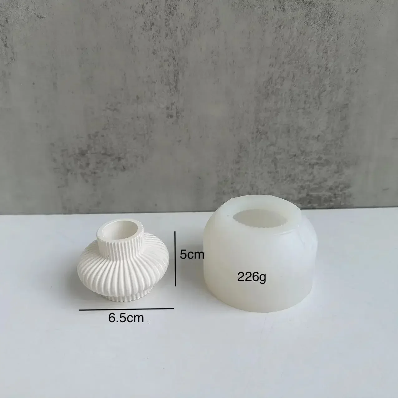 New Lantern Candle Holder Silicone Mold Aroma Candle Holder Plaster Mould Cement Moulds - Image 3