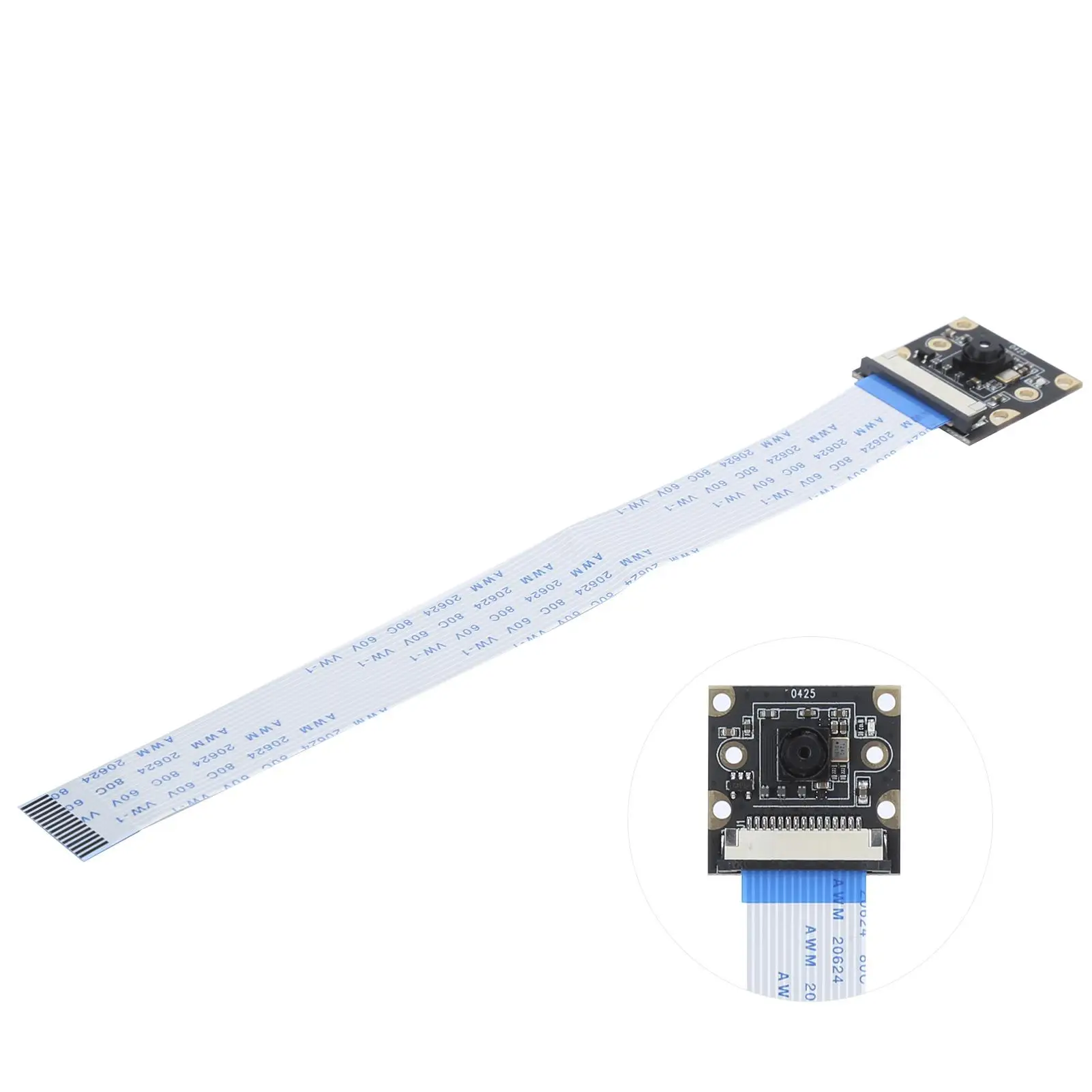 Módulo de câmera IMX219 de 8 MP - 77 °   Placa de câmera de micro segurança FOV para reconhecimento facial e da placa de licença jetson
