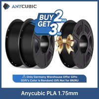 ANYCUBIC PLA Filament 1.75mm 2KG 1KG/Roll Plastic for 3D Printer Multi-colored Optional Rubber Consumables Material for Printing