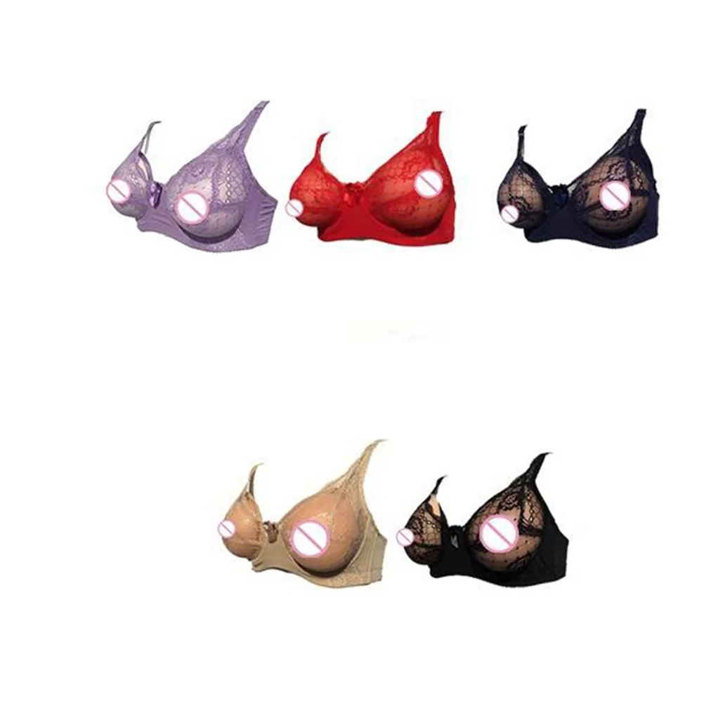 Fake Breast Pocket Silicone Breast Forms Crossdressers Cosplay Prop 90D(Skin Color) cross dresser