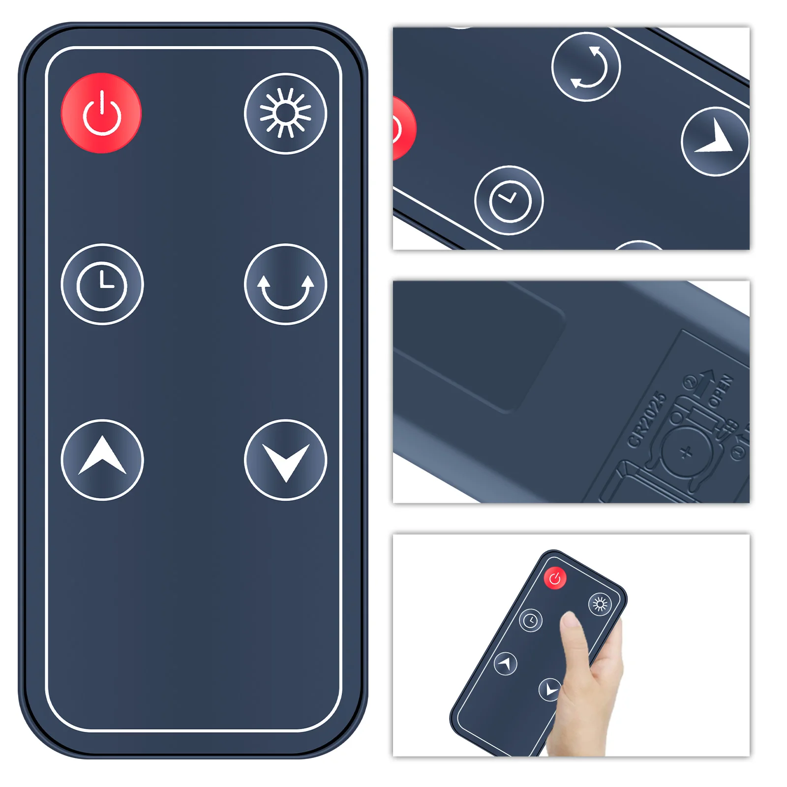 Nuovo telecomando per scaldabagno oscillante BLACK+DECKER 1500W BHT907R