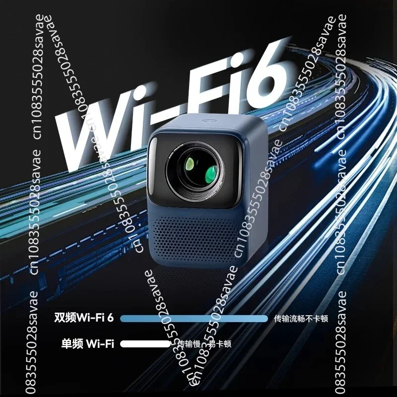 T2 Max Projector Ultra HD Small Smart Dual-band WiFi Wireless Portable Phone Projection All-in-one Machine