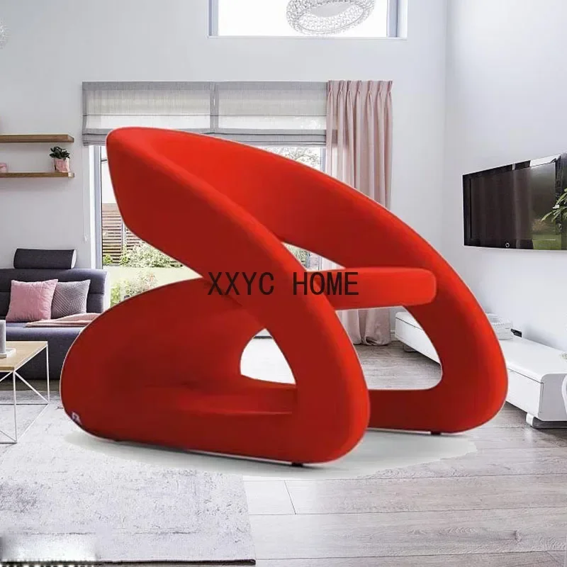 

Creative living room art sofa chair Italian minimalist person chair simple leisure chair