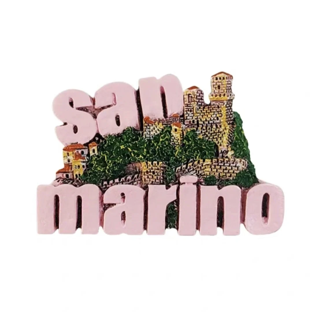 Europe San Marino Fridge Magnets Tourism Souvenir Refrigerator Magnets Sticker Collection Handicraft Decoration Articles