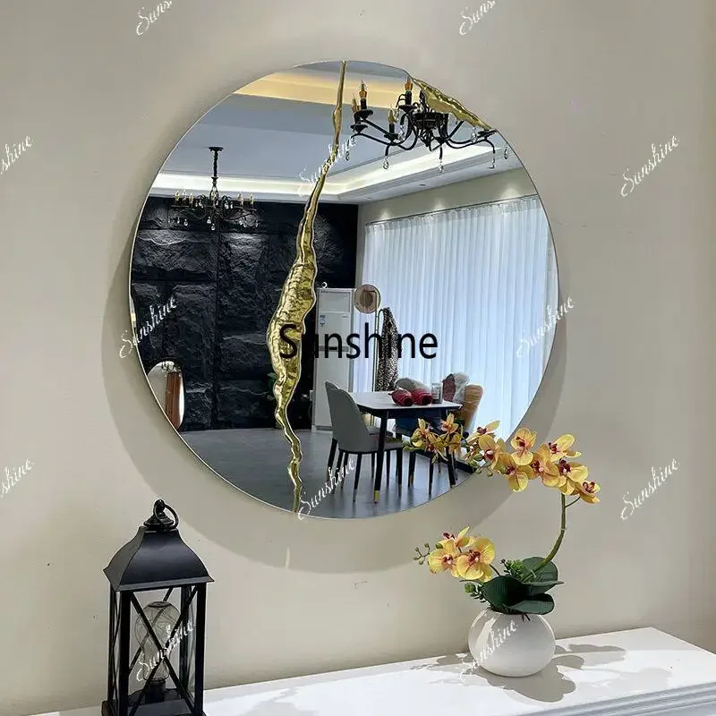 Modern light luxury art decorative mirror high-end meal border T*