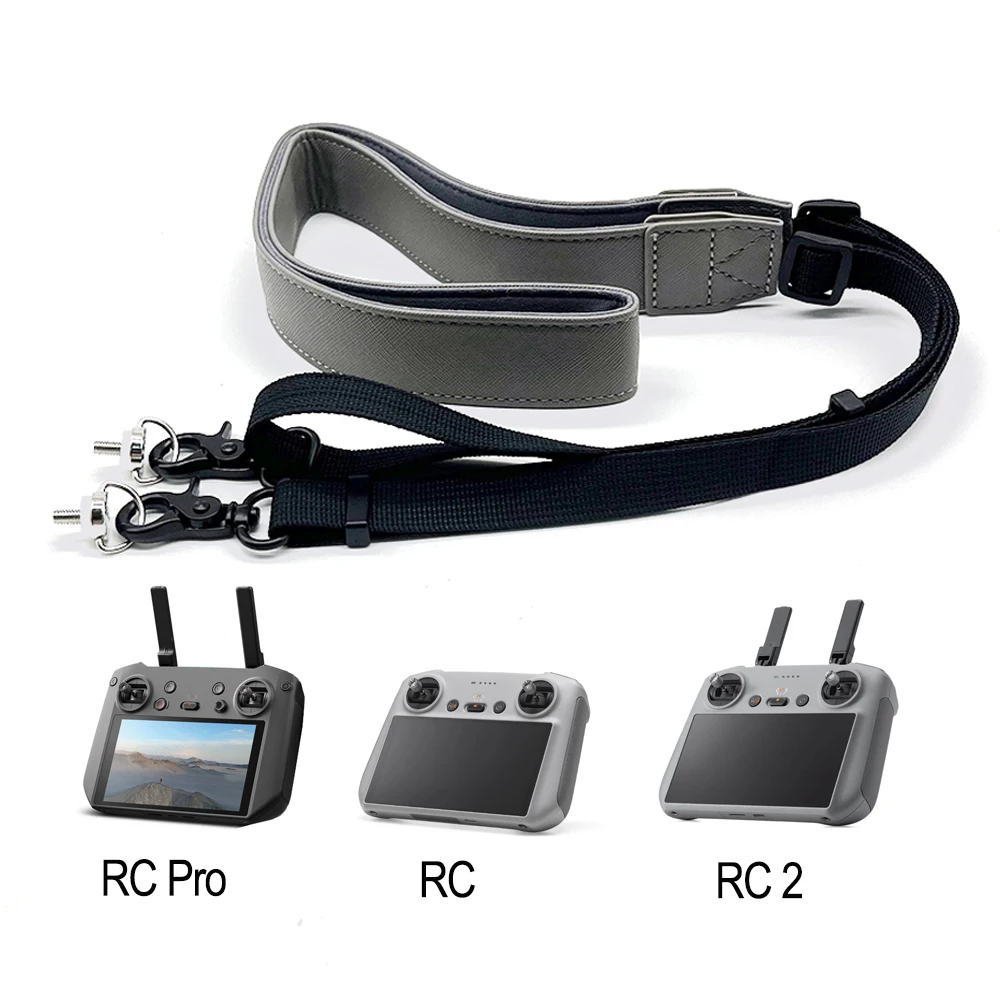 PU lederen lanyard voor DJI RC/RC PRO/RC2 Afstandsbediening schouderriem Draagriem voor DJI Mini 4 Pro Air 3 Mavic 3 Mini 3 3 Pro Drone