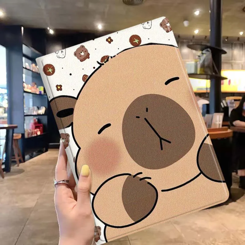 Cartoon Capybara Art Soft For Lenovo Xiaoxin Pad Pro Tab P12 P11 11 11.2 11.5 10.6 inch K10 M10 Plus Tablet Case