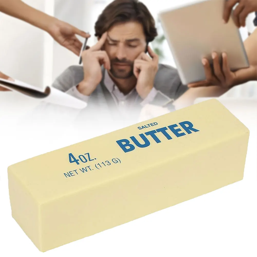 Bastoncini per burro a lenta crescita Squishy Giocattolo Squishy per alimenti Sollievo dallo stress Profumato Scrivania da ufficio Antistress Aiuto per il relax